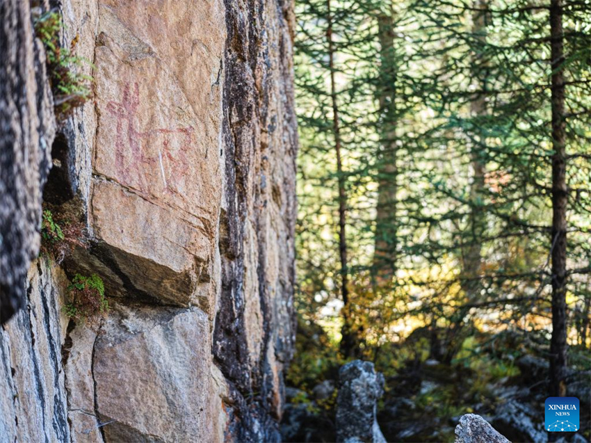 Galeria: pinturas rupestres de 8.000 anos em Sichuan, sudoeste da China