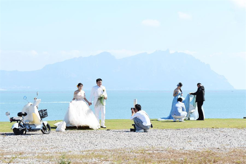 Testemunhando a constru??o de belas baías em Shandong, no leste da China