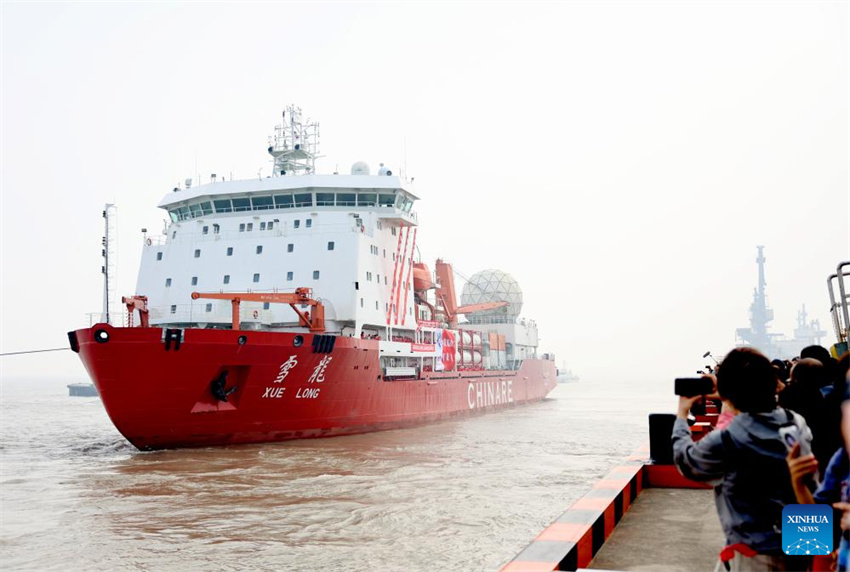 China inicia 42a expedi??o à Antártida