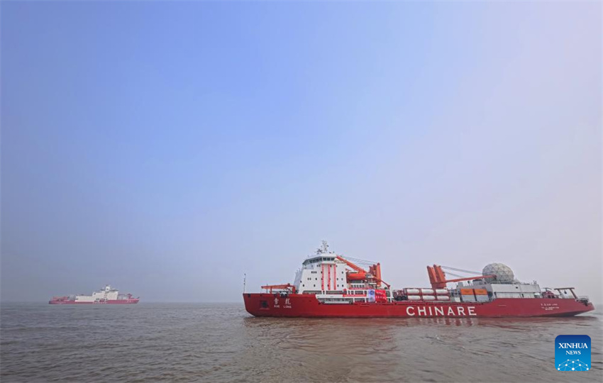 China inicia 42a expedi??o à Antártida