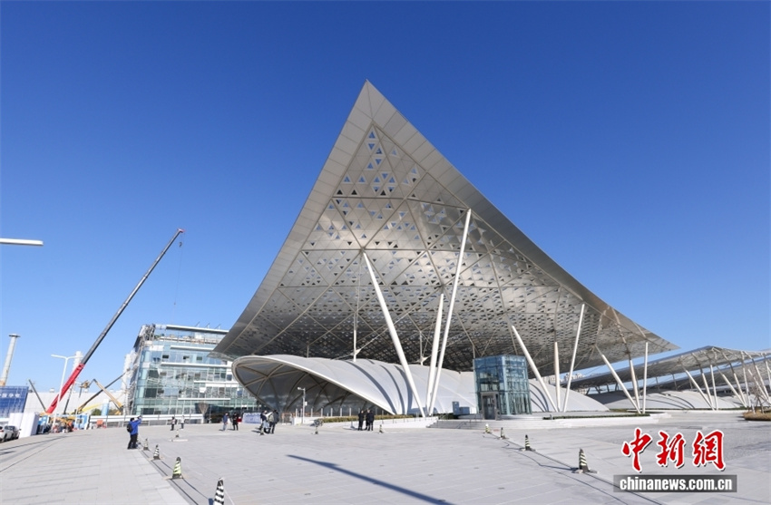 Esta??o do Centro Administrativo Municipal de Beijing prestes a ser inaugurada