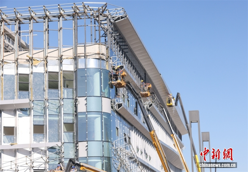 Esta??o do Centro Administrativo Municipal de Beijing prestes a ser inaugurada