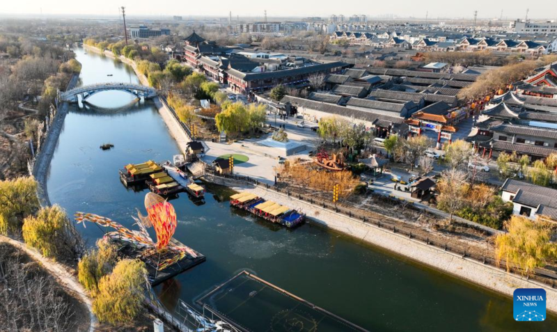 Galeria: vila histórica às margens do Grande Canal em Tianjin, norte da China
