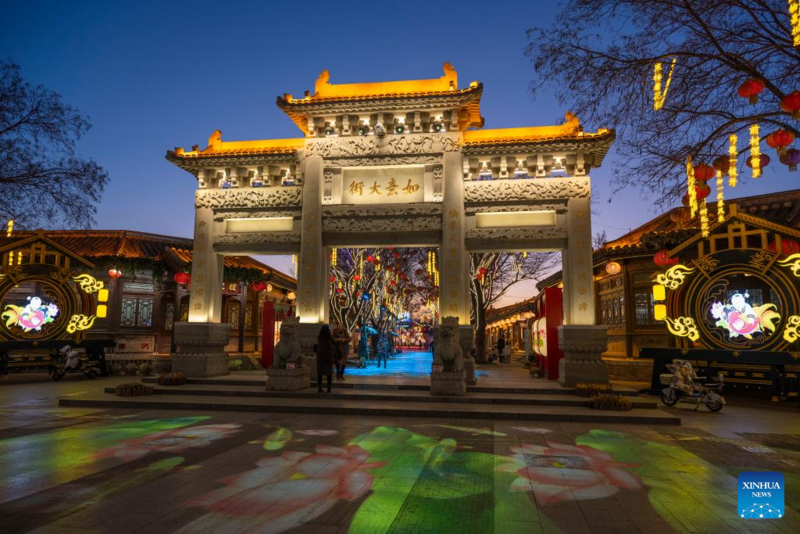 Galeria: vila histórica às margens do Grande Canal em Tianjin, norte da China